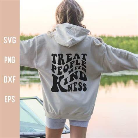 Wavy Text Hoodie Etsy