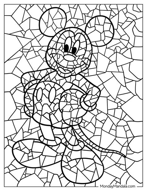 22 Mosaic Coloring Pages Free PDF Printables