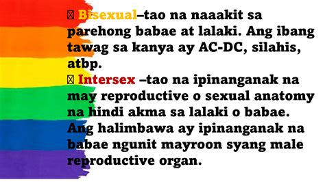 Mga Uri Ng Gender Sex At Gender Rolespdf