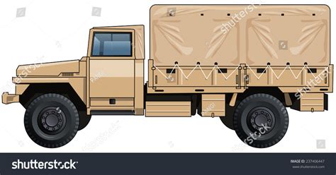 Modern French Army Truck Desert Camouflage Stock Illustration 237406447 | Shutterstock