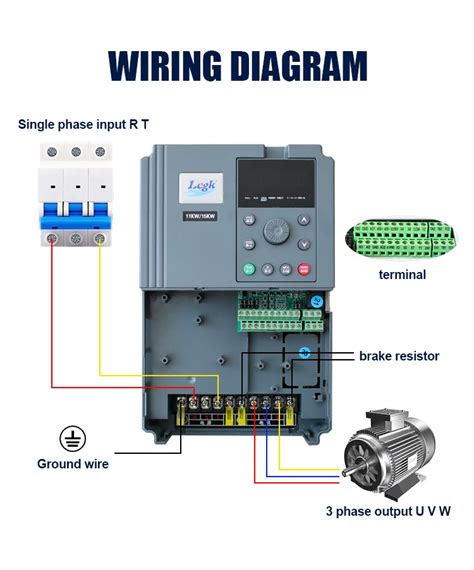 Lcgk Single Phase 220v Ac To 3 Phase 380v Ac Vfd Drive 220v To 380v