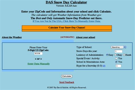 Sixth Grader Creates Snow Day Predictor