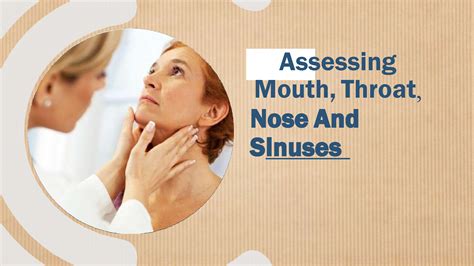 SOLUTION Nose Sinuses Mouth Assessment Studypool