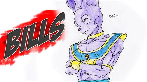 Como Dibujar A Bills How To Draw Bills Dragon Ball Z Battle Of Gods