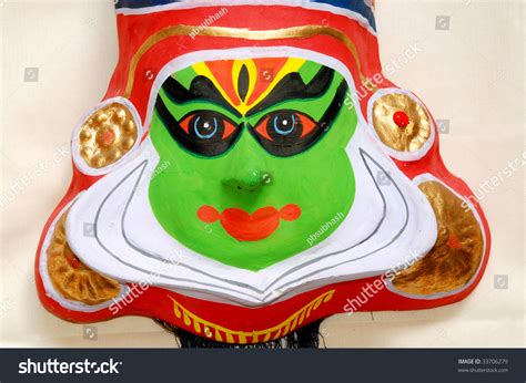 Kathakali Mask Stock Photo 33706279 : Shutterstock