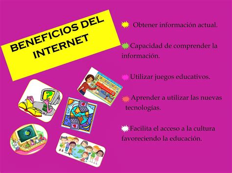 EDUBLOG El Aula de la Tecnología Póster Beneficios del Internet