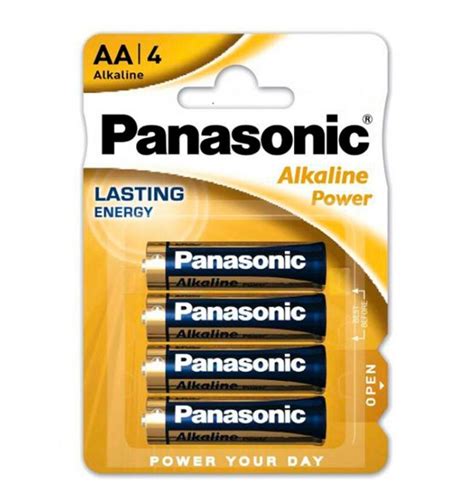 Blister De Quatre Piles Alcaline Type LR06 Panasonic