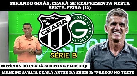 Mirando Goi S Cear Se Reapresenta Nesta Sexta Feira Not Cias