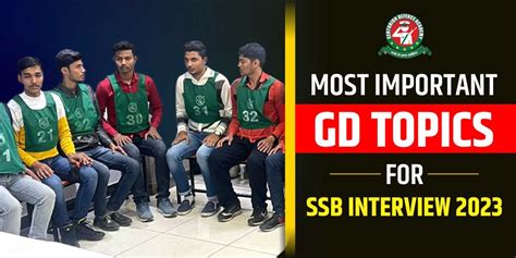 Most Important GD Topics For SSB Interview 2023