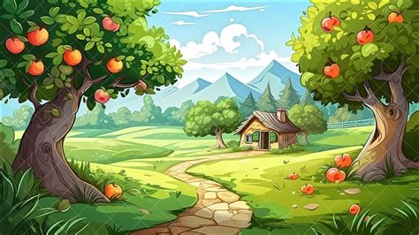 BACKGROUND - Cartoon Cottage 2