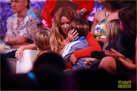 Shakira Brings Her Sons Sasha Milan To Premios Juventud Awards