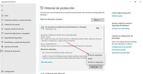 Quarantäne in Windows Defender Dateien anzeigen konfigurieren und