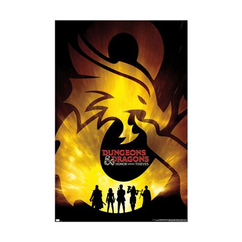 Dungeons & Dragons Honor Among Thieves - Teaser One Sheet - Athena Posters