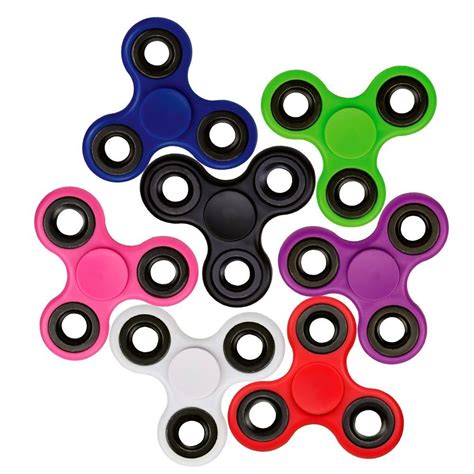 Pack De 10 Hand Spinner Sortidos Rolamento Anti Estresse Fidget Hand