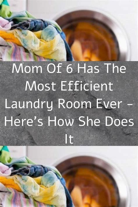 Mom Of Has The Most Efficient Laundry Room Ever Here S How She Does