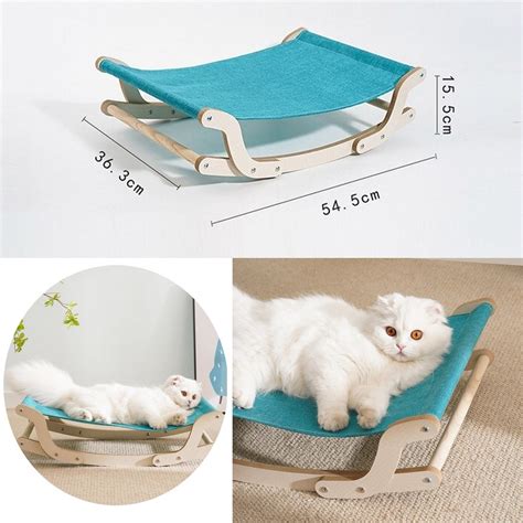 Hamac Balan Oire En Bois Pour Chats Petits Compagnons