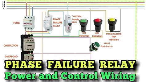 Single phase overload relay wiring diagram