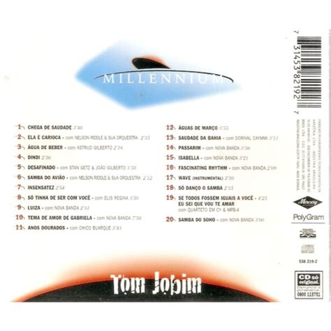 Cd Tom Jobim Millennium Em Promoção Na Americanas