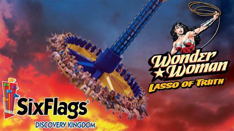 Wonder Woman Lasso Of Truth New Ride At Six Flags Discovery Kingdom In 2017 Youtube