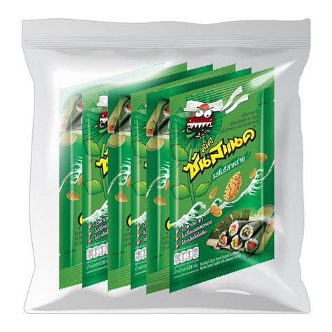 ซนสแนคเมลดทานตะวนรสโนรสาหราย SUNSNACK 28 กX6SUNFLOWER NORI