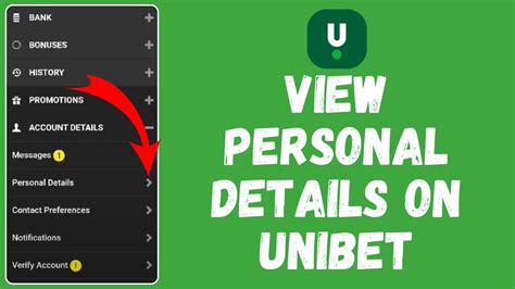 How To View Personal Details On Unibet See Personal Details On