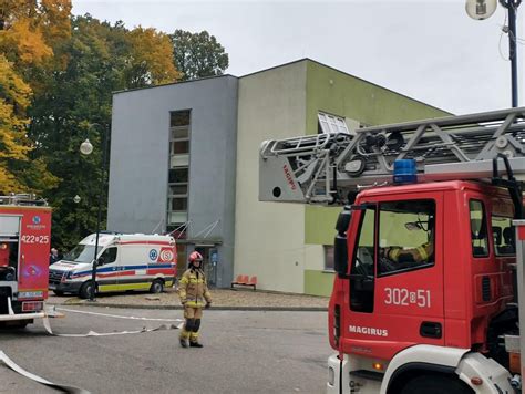 Po Ar I Ewakuacja Kozielskiego Szpitala S U By Ratunkowe Wiczy Y Na