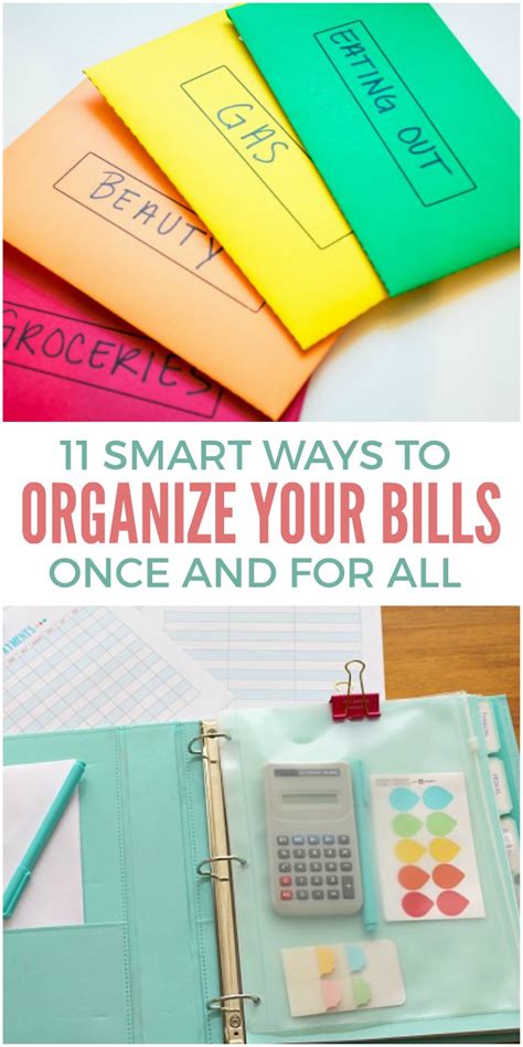 11 Ways To Organize Your Bills Once And For All