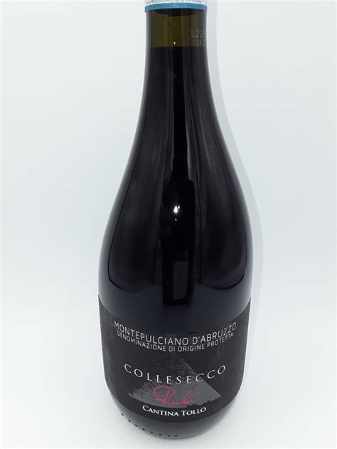 CANTINA TOLLO COLLESECCO RUBI DOP MONTEPULCIANO 2019 Francos Hofladen