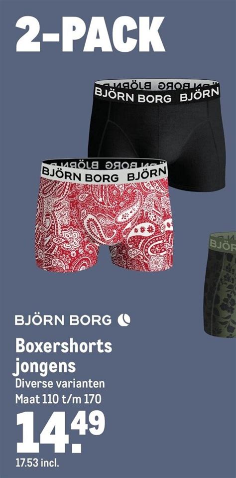 Bjorn Borg Boxershorts Jongens 2 Pack Aanbieding Bij Makro