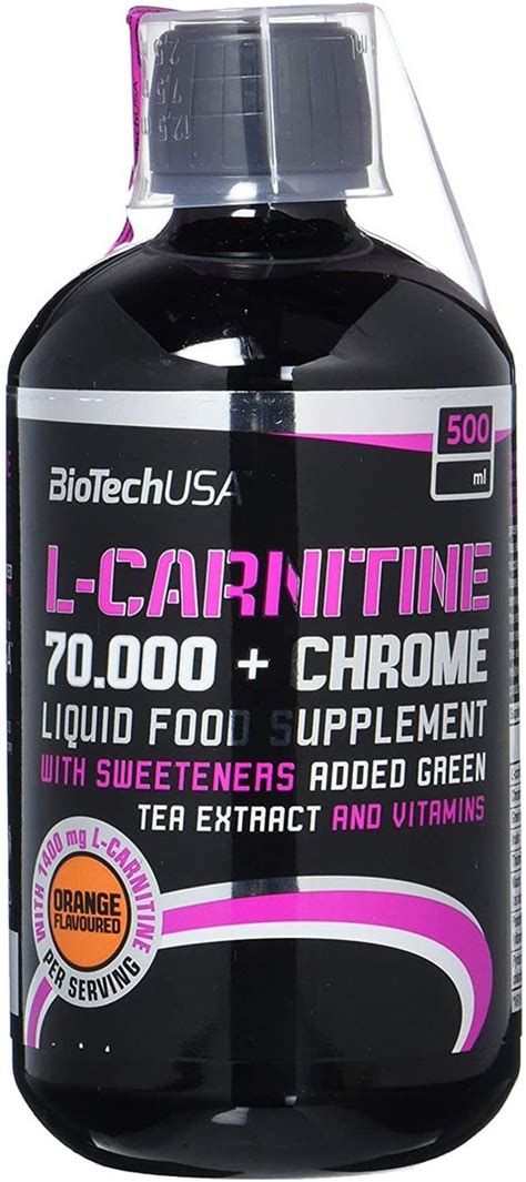 Biotech USA L-Carnitine 70.000 + Chrome 500 ml