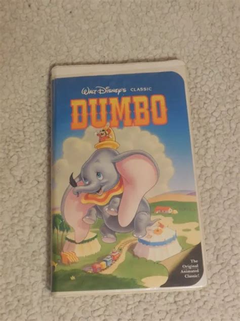 Dumbo Walt Disney S Diamant Noir Classique Vhs Rare Eur