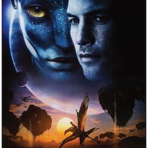 Framed Avatar Poster Avatar Movie Poster Avatar Print Vintage Wall Art ...