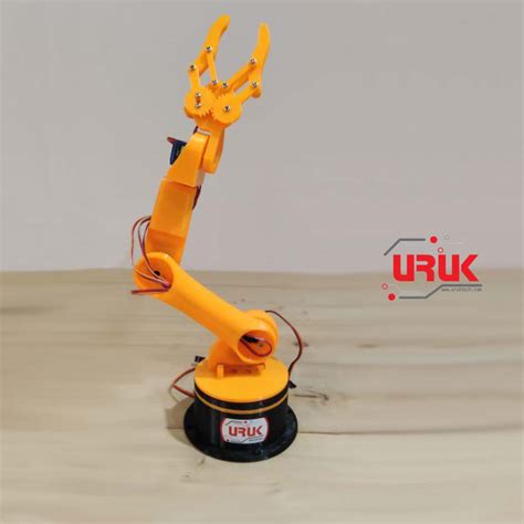 3d Printed 6dof Robotic Arm With Servos Assembled Uruktech