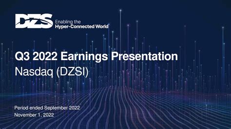 Dzs Inc 2022 Q3 Results Earnings Call Presentation Nasdaq Dzsi Seeking Alpha