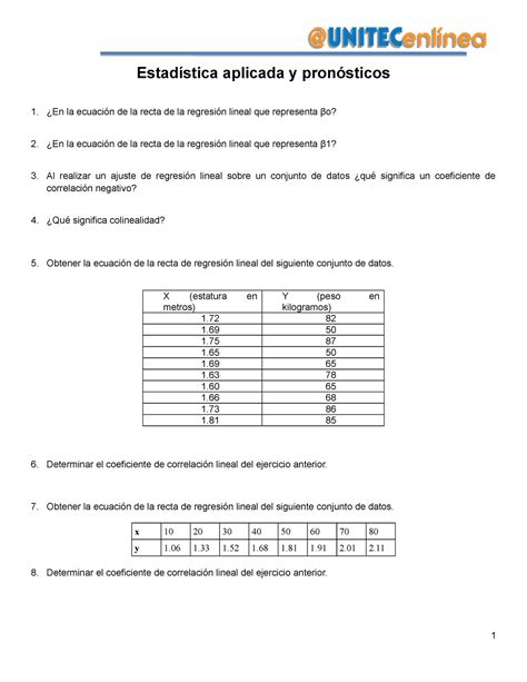 Entregable Estad Stica Aplicada Y Pron Sticos En La Ecuaci N De La