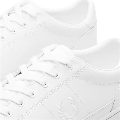 Fred Perry Deuce Leather Sneaker White End