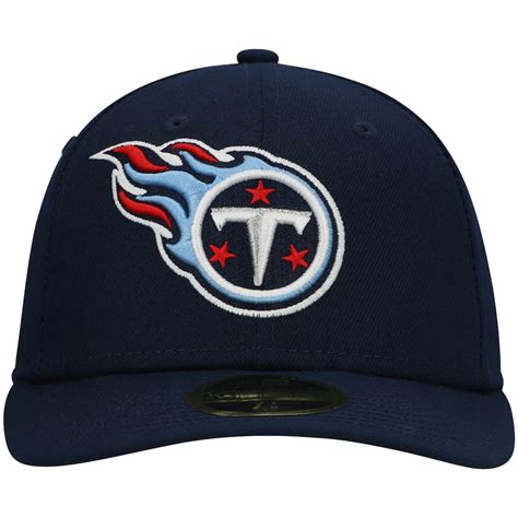 Men S Tennessee Titans New Era Navy Team Low Profile Fifty Fitted Hat