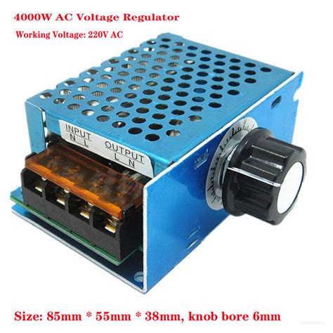 4000W 220V AC SCR Regulator napięcia ściemniacz silnik elektryczny