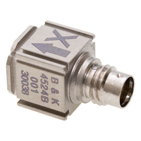 B K Type 4524 B 001 Cubic Triaxial CCLD Accelerometer TEDS 1 MV MS 2