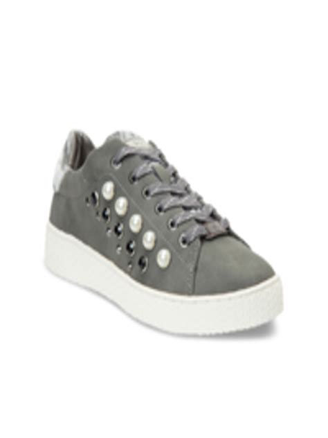 Buy Bugatti Women Grey Sneakers - Casual Shoes for Women 8318559 | Myntra