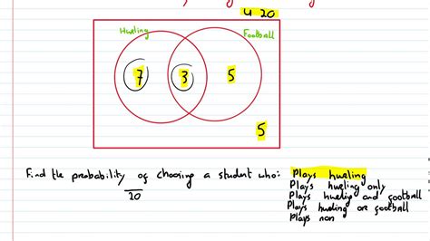 Probability Using Venn Diagrams Mathswatch Venn Diagrams Wit