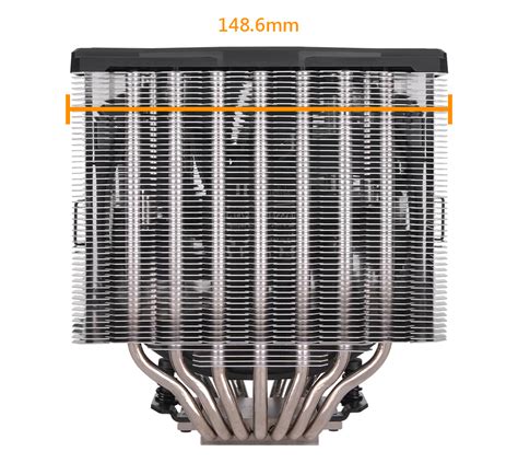 Cpu Air Cooler Thermaltake Toughair Black