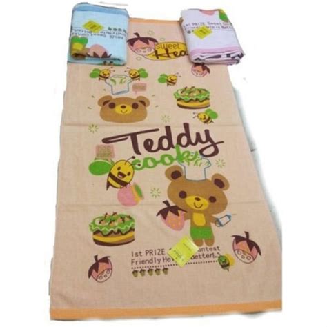 Non Woven Water Absorbent Printed Rectangular Cotton Bath Towels For