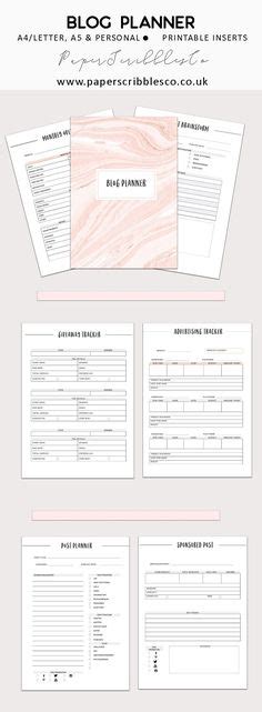 Blog Planner Printable