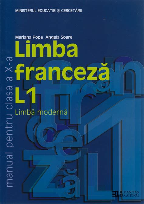 Franceza Clasa 10 L1 Manual PDF Autor Mariana Popa Angela Soare