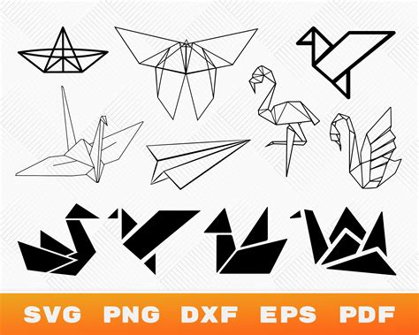 Origami Crane Clipart