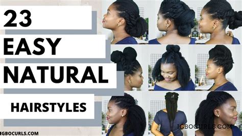 Diy Natural Hairstyles For Black Women On Type Natural Afro Hair