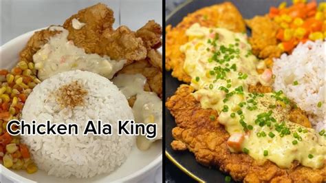 Crispy Chicken Ala King Recipe How To Make Chicken Ala King Panlasang Pinoy Youtube