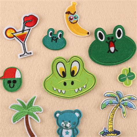 Pc Cartoon Embroidery Patch For Clothing Iron On Sew Applique Patch