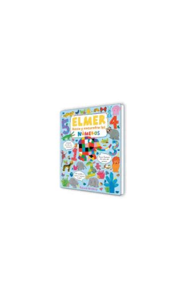 Elmer Libro de cartón Busca y encuentra los números de Elmer